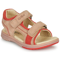 Παπούτσια Κορίτσι Σανδάλια / Πέδιλα Kickers PLATINO Ροζ
