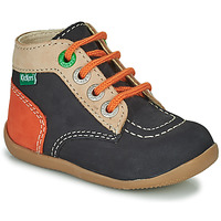 Παπούτσια Κορίτσι Μπότες Kickers BONZIP-2 Marine / Beige / Orange