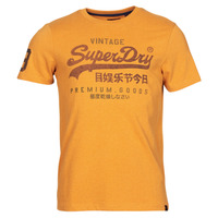 Υφασμάτινα Άνδρας T-shirt με κοντά μανίκια Superdry VINTAGE VL CLASSIC TEE Thrift παλέτα χρωμάτων  / Χρυσο / Marl