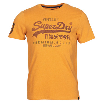 Υφασμάτινα Άνδρας T-shirt με κοντά μανίκια Superdry VINTAGE VL CLASSIC TEE Thrift παλέτα χρωμάτων  / Χρυσο / Marl