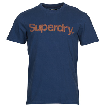 Υφασμάτινα Άνδρας T-shirt με κοντά μανίκια Superdry VINTAGE CL CLASSIC TEE Pilot / Mid / Mπλε
