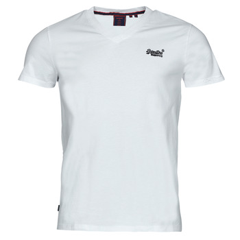 Υφασμάτινα Άνδρας T-shirt με κοντά μανίκια Superdry VINTAGE LOGO EMB VEE TEE Optic