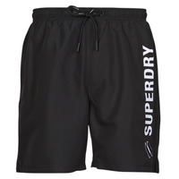Υφασμάτινα Άνδρας Μαγιώ / shorts για την παραλία Superdry CODE APPLQUE 19INCH SWIM SHORT Μαυρο