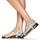 Παπούτσια Γυναίκα Σανδάλια / Πέδιλα Cosmo Paris HINES-CANVAS Green / Άσπρο