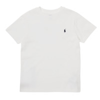 Υφασμάτινα Αγόρι T-shirt με κοντά μανίκια Polo Ralph Lauren LILLOU Άσπρο
