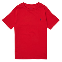 Υφασμάτινα Αγόρι T-shirt με κοντά μανίκια Polo Ralph Lauren NOUVILE Red