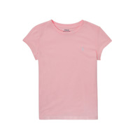 Υφασμάτινα Κορίτσι T-shirt με κοντά μανίκια Polo Ralph Lauren ZORAMA Ροζ