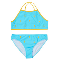 Υφασμάτινα Κορίτσι Μαγιώ / shorts για την παραλία Polo Ralph Lauren FRENCHIMA Μπλέ