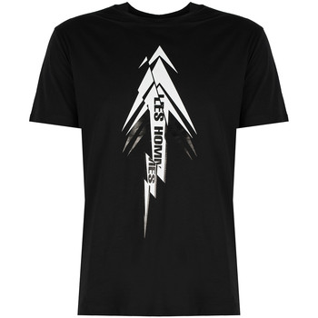 Υφασμάτινα Άνδρας T-shirt με κοντά μανίκια Les Hommes LJT206 700P | High Black