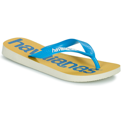 Παπούτσια Σαγιονάρες Havaianas TOP LOGOMANIA 2 Yellow / Mπλε