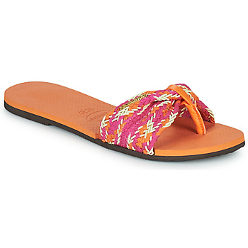 Παπούτσια Γυναίκα Σαγιονάρες Havaianas YOU ST TROPEZ MESH Pink / Orange
