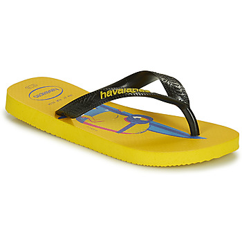 Παπούτσια Παιδί Σαγιονάρες Havaianas MINIONS Yellow / Μαυρο