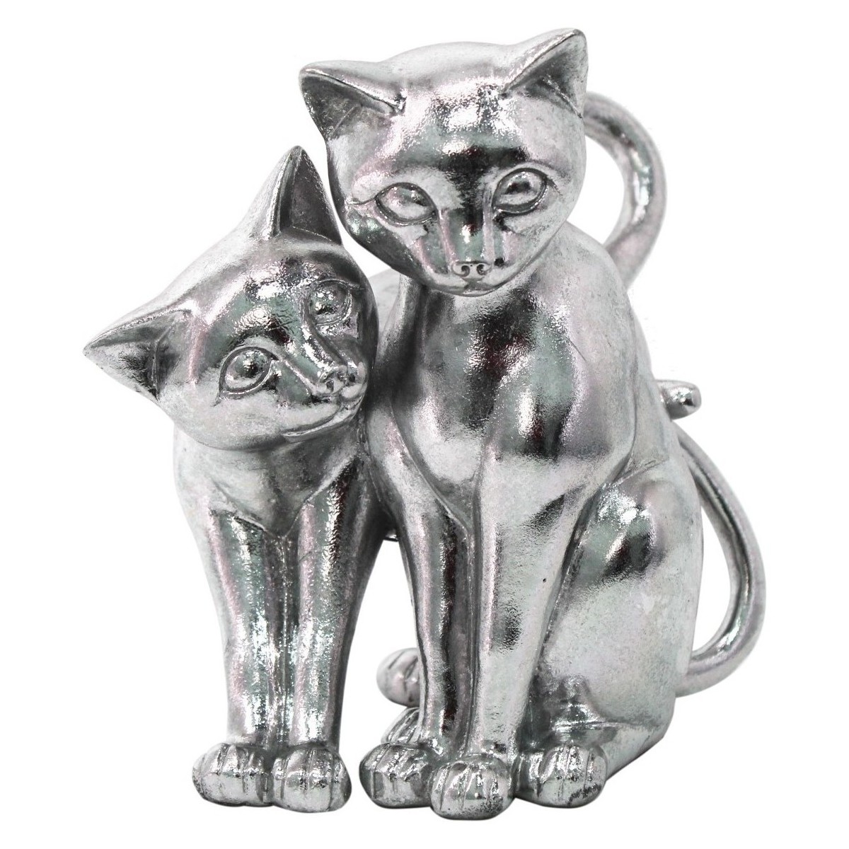 Σπίτι Αγαλματίδια και  Signes Grimalt Σχήμα Γάτες Silver