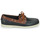 Παπούτσια Άνδρας Boat shoes Sebago PORTLAND WAXY LEA Black / Brown
