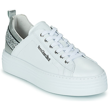 Παπούτσια Γυναίκα Χαμηλά Sneakers NeroGiardini  Άσπρο / Silver