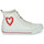 Παπούτσια Γυναίκα Ψηλά Sneakers Desigual BETA HEART Άσπρο / Red
