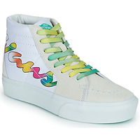 Παπούτσια Γυναίκα Ψηλά Sneakers Vans SK8-Hi Platform 2.0 Άσπρο / Multicolore