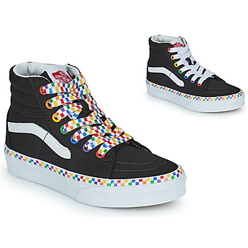 Παπούτσια Κορίτσι Ψηλά Sneakers Vans SK8-Hi Black / Multicolour