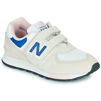Παπούτσια Κορίτσι Χαμηλά Sneakers New Balance 574 Beige / Μπλέ