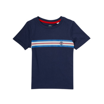 Υφασμάτινα Αγόρι T-shirt με κοντά μανίκια Timberland NICO Marine