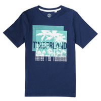 Υφασμάτινα Αγόρι T-shirt με κοντά μανίκια Timberland HOVROW Marine