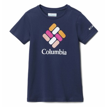 Υφασμάτινα Κορίτσι T-shirt με κοντά μανίκια Columbia MISSION LAKE SS GRAPHIC SHIRT Marine