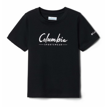 Υφασμάτινα Αγόρι T-shirt με κοντά μανίκια Columbia VALLEY CREEK SS GRAPHIC SHIRT Black