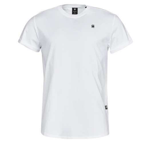 Υφασμάτινα Άνδρας T-shirt με κοντά μανίκια G-Star Raw Lash r t s\s Άσπρο