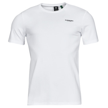 Υφασμάτινα Άνδρας T-shirt με κοντά μανίκια G-Star Raw Slim base r t s\s Άσπρο