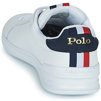 Polo Ralph Lauren HRT CT II-SNEAKERS-LOW TOP LACE Άσπρο