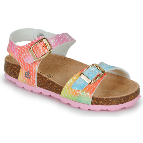 Παπούτσια Κορίτσι Σανδάλια / Πέδιλα Citrouille et Compagnie ARCENCIEL Ροζ / Multicolour