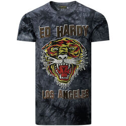 Υφασμάτινα Άνδρας T-shirt με κοντά μανίκια Ed Hardy Los tigre t-shirt black Black