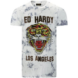 Υφασμάτινα Άνδρας T-shirt με κοντά μανίκια Ed Hardy Los tigre t-shirt white Άσπρο
