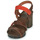 Παπούτσια Γυναίκα Σανδάλια / Πέδιλα Art I WISH Brown / Red
