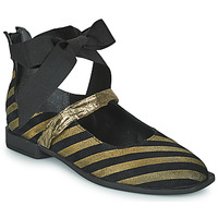Παπούτσια Γυναίκα Μπαλαρίνες Papucei FLOYD Black / Gold