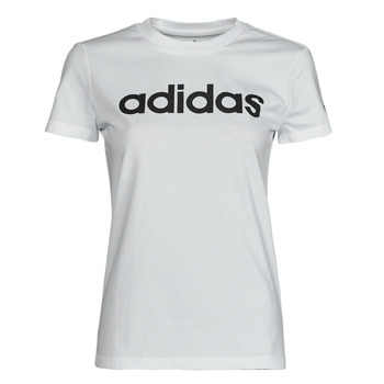Υφασμάτινα Γυναίκα T-shirt με κοντά μανίκια Adidas Sportswear LIN T-SHIRT Ασπρό / Μαυρο