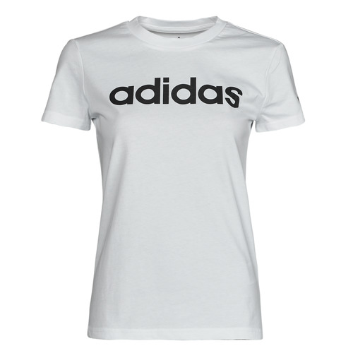 Υφασμάτινα Γυναίκα T-shirt με κοντά μανίκια Adidas Sportswear LIN T-SHIRT Άσπρο / Black
