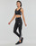 Υφασμάτινα Γυναίκα Αθλητικά μπουστάκια  adidas Performance 3 Stripes CROP Μαυρο / Ασπρό