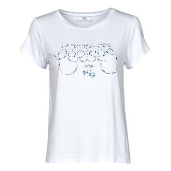 Υφασμάτινα Γυναίκα T-shirt με κοντά μανίκια Le Temps des Cerises LILIA Azul