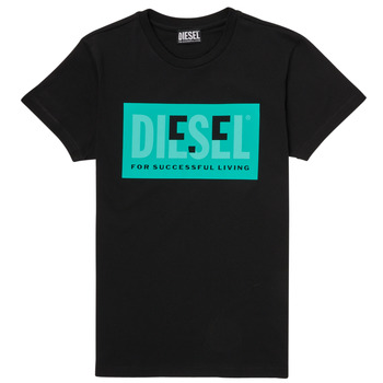 Υφασμάτινα Παιδί T-shirt με κοντά μανίκια Diesel TMILEY Black