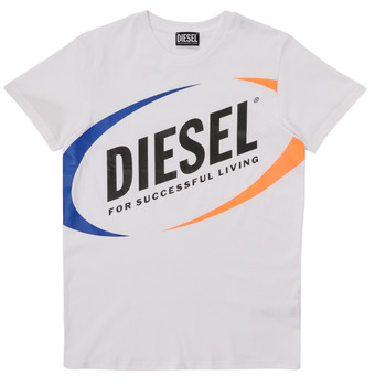 Υφασμάτινα Αγόρι T-shirt με κοντά μανίκια Diesel MTEDMOS Άσπρο