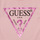 Υφασμάτινα Κορίτσι T-shirt με κοντά μανίκια Guess CANCI Ροζ