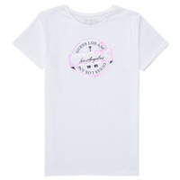 Υφασμάτινα Κορίτσι T-shirt με κοντά μανίκια Guess FIGIPS Άσπρο