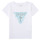 Υφασμάτινα Κορίτσι T-shirt με κοντά μανίκια Guess IMOS Άσπρο
