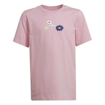 Υφασμάτινα Κορίτσι T-shirt με κοντά μανίκια adidas Originals CATHERINE Ροζ