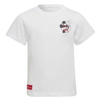 Υφασμάτινα Παιδί T-shirt με κοντά μανίκια adidas Originals CASSI Άσπρο