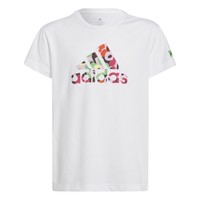 Υφασμάτινα Κορίτσι T-shirt με κοντά μανίκια adidas Performance ELOISHA Άσπρο