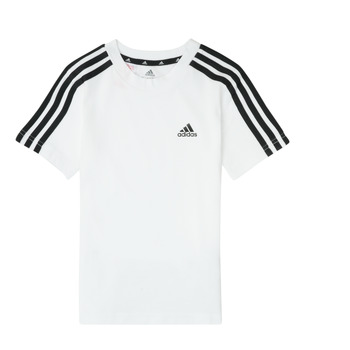 Υφασμάτινα Αγόρι T-shirt με κοντά μανίκια adidas Performance EMBARKA Άσπρο