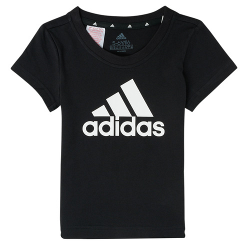 Υφασμάτινα Κορίτσι T-shirt με κοντά μανίκια Adidas Sportswear FIORINE Black
