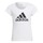 Υφασμάτινα Κορίτσι T-shirt με κοντά μανίκια Adidas Sportswear FEDELINE Άσπρο